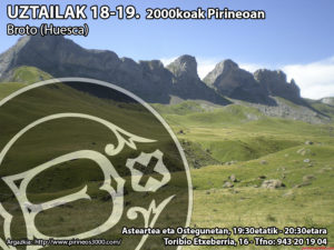 2000koak Pirineoan: Broto (Huesca)