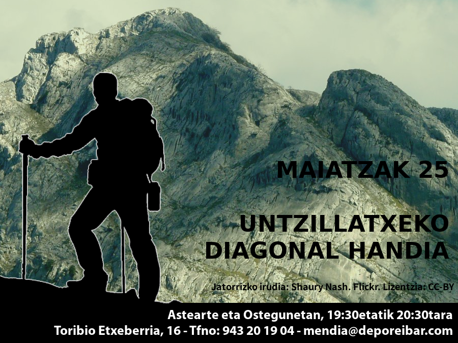 Irailak 21: Untzillatxeko diagonal handia (941 m.)